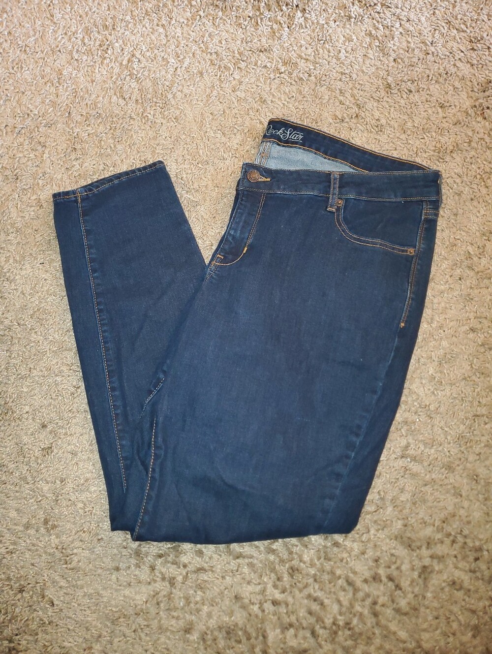 Old Navy Women’s Dark Blue Rockstar Skinny Jeans-size 18